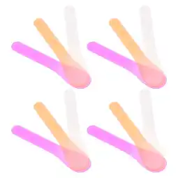Walmart 30 Pcs Colorful Spoon Dessert Cups with Lids Neon Party Supplies Ice Cream Scoop offer