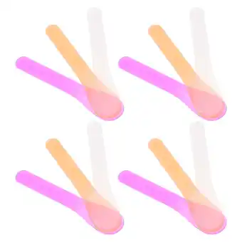 Walmart 30 Pcs Colorful Spoon Dessert Cups with Lids Neon Party Supplies Ice Cream Scoop offer