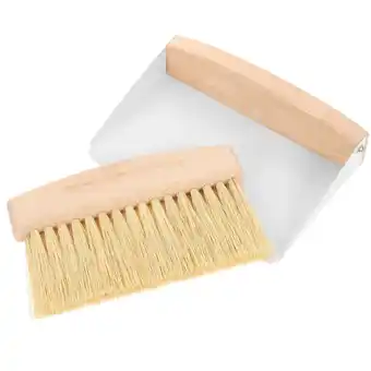 Walmart 1 Set of Small Broom Dustpan for Desktop Cleaning Convenient Mini Broom and Dust Pan Supply offer