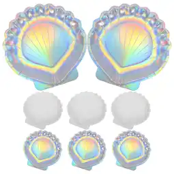 Walmart 8pcs Seashell Paper Plates Decorative Paper Plates Party Serving Plates Dessert Plates offer