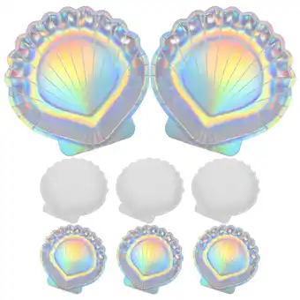 Walmart 8pcs Seashell Paper Plates Decorative Paper Plates Party Serving Plates Dessert Plates offer