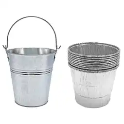 Walmart SENSETH Smoker Grill Grease Drip Bucket with Disposable Liner & Ice Bucket offer