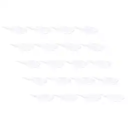 Walmart HOMEMAXS 20pcs Transparent Disposable Dessert Tasting Spoons for Home Use and Catering Supplies offer