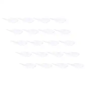 Walmart HOMEMAXS 20pcs Transparent Disposable Dessert Tasting Spoons for Home Use and Catering Supplies offer
