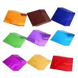Walmart 900pcs Assorted Color Aluminum Foil Paper for Wrapping Candy and Chocolate Gifts Keeps Damp Free offer