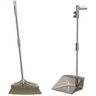 Walmart 1 Set Broom and Dustpan for Floor Cleaning Sweeping Tool offer