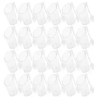 Walmart Clear Dessert Cups for Parties and Weddings Portable Transparent Cups with Stable Display Sets offer