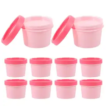 Walmart Gymnture 10pcs Transparent Dessert Cups with Lids for Chocolate Pudding Cake Jelly offer