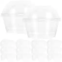Walmart 25pcs Dessert Cups with Lids Dessert Shooter Cups Pudding Cups Ice Cream Cups 130ml offer