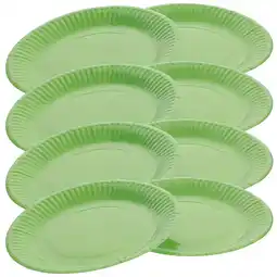 Walmart 20 Pcs 7 Inch Paper Tray Plate Flatware Large Disposable Plates Hawaii Party Favors Child offer
