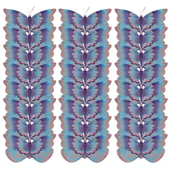 Walmart WOFASHPURET Butterfly Paper Plates Assorted Color 24Pcs 9.1x6.7x0.04In offer