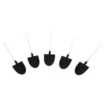 Walmart MEIBUTYUP PP Plastic Black Small Dessert Spoons 50Pack For Home Use In Events offer
