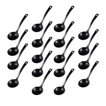 Walmart Raindrops 18pcs Disposable Spoons Large Spoons Home Porridge Spoons Hot Pot Spoons offer