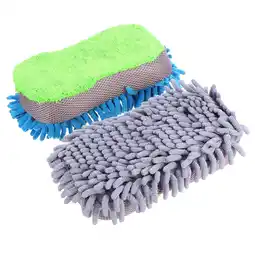 Walmart MEIBUTYUP Auto Wash Sponge Blot Removing Multi Purpose Cleaning Gadget 2Pcs 9.1x4.5x2.4in offer
