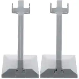 Walmart Guangmc 2Pcs Toy Organizer Shelf Bracket Display Holder Grey Plastic Decor Airplane offer