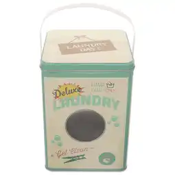 Walmart Laundry Detergent Bucket Iron Washing Powder Storage Holder Reusable Detergent Container With Lid offer