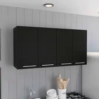 Walmart Dtwnek 4 Doors Wall Cabinet for Kitchen, Dining Room offer