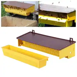 Walmart CaiTeLin Beekeeping Plastic Trap Yellow with Removable Ventilated Tray(Yellow) offer