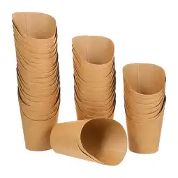 Walmart BRIGHTFUFU Disposable Ice Cream Containers Paper For Shop 100Pcs 5.3X3.3X2.4In offer