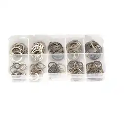 Walmart 1 Box of 100pcs Stainless Steel Retaining Circlip M8- C Shape Axle Ring Accessories offer