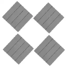 Walmart HEALEEP 4pcs Interlocking Deck Tile Heavy Duty Interlocking Deck Floors Plastic Floor offer