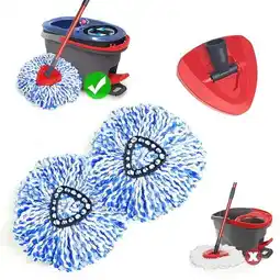 Walmart JEHONN Mop Replace Head 3 Pack for O-Cedar 2 Tank System offer
