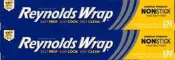 Walmart Reynolds Wrap Non-Stick Aluminum Foil (130 sq. ft., 2 pk.) offer