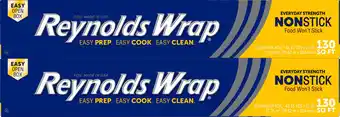 Walmart Reynolds Wrap Non-Stick Aluminum Foil (130 sq. ft., 2 pk.) offer