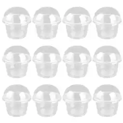 Walmart 150Pcs Disposable Cake Cups Dessert Ice Cream Plastic Cups Salad Cups with Lids offer