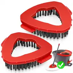 Walmart Scrub Brush Attachments 2 Pcs for O-Cedar EasyWring 1 Tank System offer