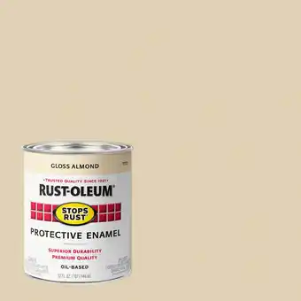 Walmart Almond, Rust-Oleum Stops Rust Gloss Protective Enamel-7770502, Quart offer