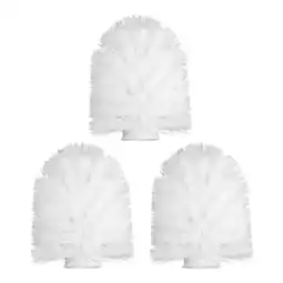 Walmart 3Pcs Plastic Toilet Brush Heads Replacement Brush Heads for Home Bathroom offer