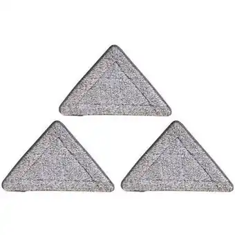 Walmart HOKARUA 3pcs Triangle Mop Heads Replacements Cleaning Mop Refill Mop Replacement Pads offer