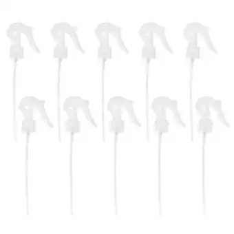 Walmart 10pcs Watering Bottle Spray Heads Fine Mist Sprayer Replacement Spray Bottle Tops (Round Spray ) offer