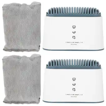 Walmart Activated Carbon Deodorizer Boxes for Home Use 2-Pack Fridge Odor Absorber offer