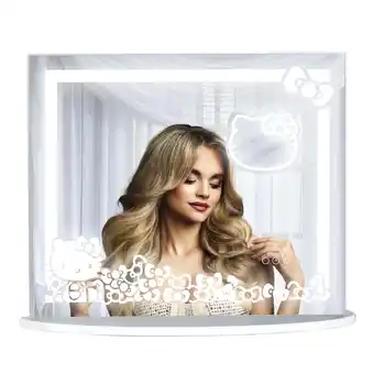 Walmart Impressions Vanity Hello Kitty Bows RGB Plus LED Makeup Mirror with 3x Magnifying Mirror (White) offer