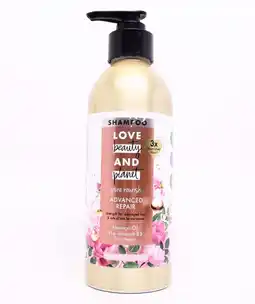 Walmart Love Beauty and Planet Pure Nourish Advanced Repair for Damaged Hair Pump Shampoo - 10.5 fl oz offer
