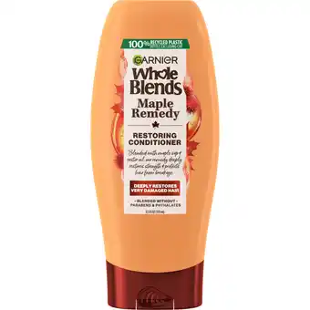 Walmart Garnier Whole Blends Restoring Repairing Conditioner Maple Remedy, All Hair Types, 12.5 fl. oz offer