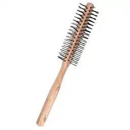 Walmart Koolleo Blow Drying Comb Household Blow Styling Comb Small Round Brush Wooden Roller Comb offer