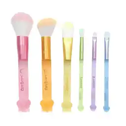 Walmart Impressions Vanity Care Bears 6 Pcs Multi Colors Frosted Makeup Brush Set with 3D Head offer
