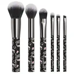 Walmart Impressions Vanity Hello Kitty Favorites 6 Pcs Makeup Brush Set, Super Soft Makeup Brushes (Black) offer