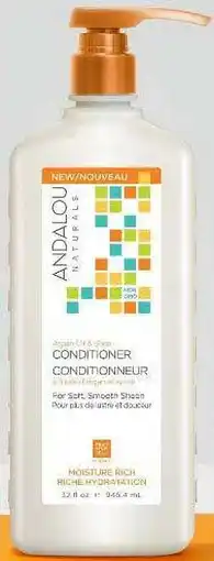 Walmart Andalou Naturals Moisture Rich Conditioner Argan Oil & Shea 32 oz Liquid offer