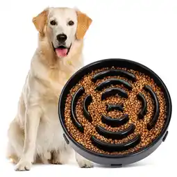 Walmart WHIPPY Slow Feeder Dog Bowl for Large Dogs Bloat Stop Preventing Choking Dog Bowls offer