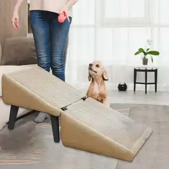 Walmart Clearance! the Ultimate Pet Friendly Multi Functional Ottoman Ramp with Frame and Ergonomic Design offer
