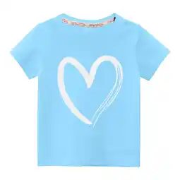 Walmart Piuwrlz T-Shirt Boy/Girls Short Sleeve Printed Top Blue Size 9 Years offer