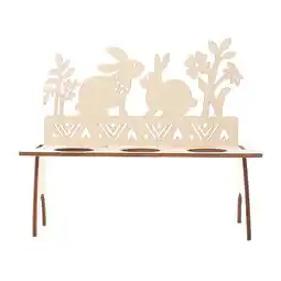 Walmart Koolleo Wooden Egg Holder Household Egg Stand Decorative Easter Decor Festival Egg Rack offer