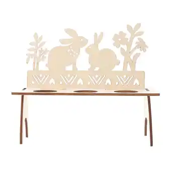 Walmart Koolleo Wooden Egg Holder Household Egg Stand Decorative Easter Decor Festival Egg Rack offer