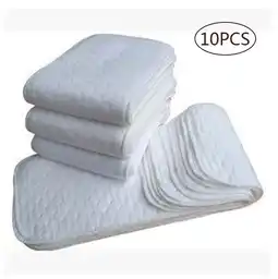 Walmart Baby Diapers,Reusable Cloth Diaper Cotton Washable Baby Care Products 10pcs,1 piece 3 Layer offer