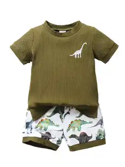 Walmart Happy Town Toddler Boy Outfits Casual Cute Boy Summer Outfits Infant Shorts Summer Clothes offer