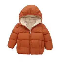 Walmart ANINEO Toddler Kids Baby Boys Girls Winter Hooded Coat Jacket Thick Warm Outerwear Clothes Outfits offer